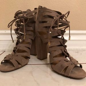 Charlotte Russe lace up heels